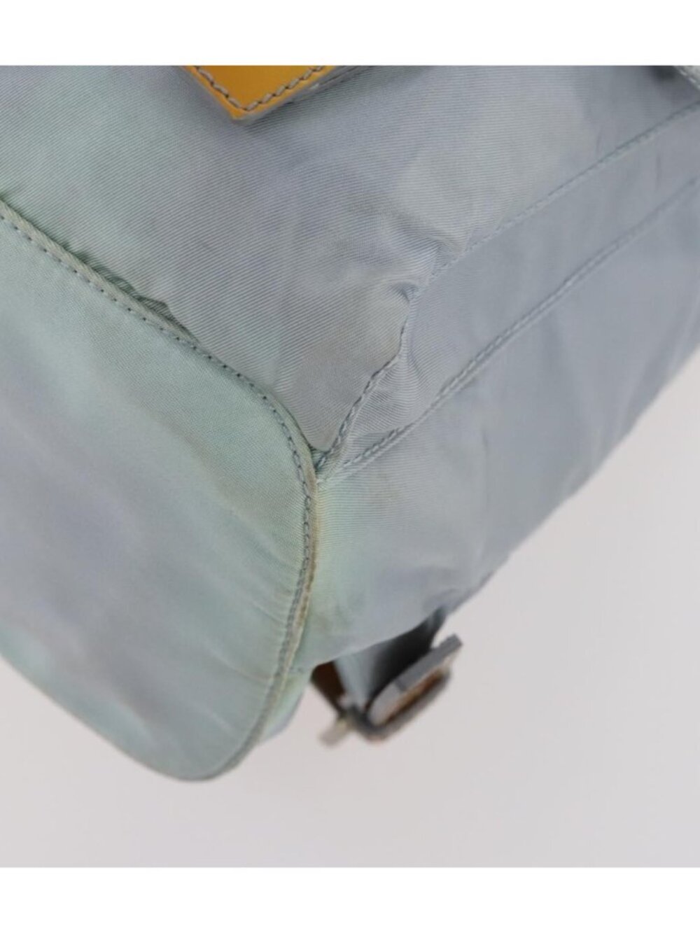 PRADA Backpack Nylon Light Blue Silver - Picture 12 of 16